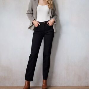 Women's LC Lauren Conrad Super High-Rise True Straight Jeans - Black Rinse